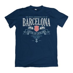 T-Shirt | The world reknowned city | Navy Blue